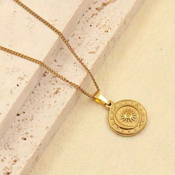 Anthropologie Jewelry - Moon Pendant Necklace M1222